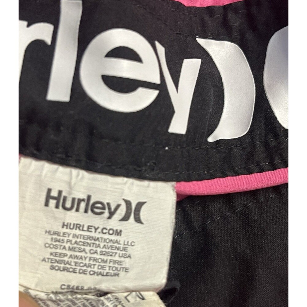 Hurley Phantom Board Shorts Neon Pink Surf Swim Trunks Men Size 32 Unlined Beach - Picture 11 of 11